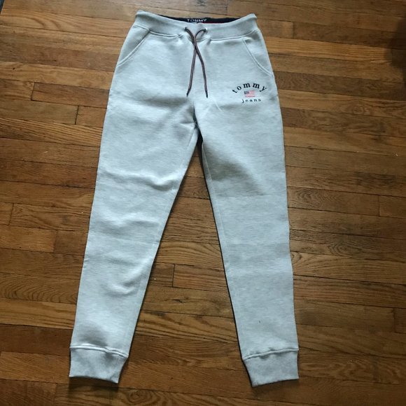 tommy hilfiger grey joggers